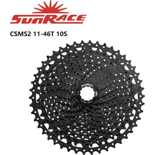 SunRace CSMS1 CSMS2 CSMX3 CSMS3 11-36T 11-42T 11-46T 10 Speed Wide Ratio Bike Bicycle Mtb Freewheel Cassette