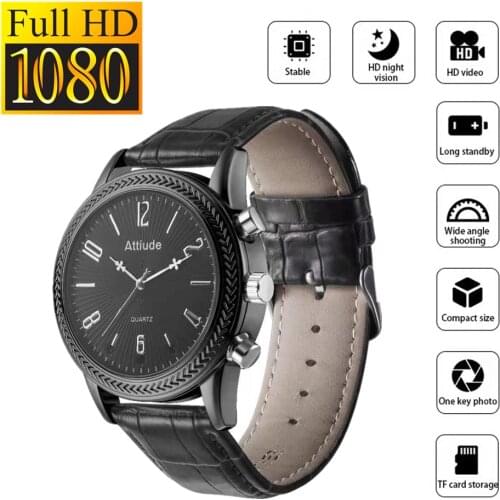 Full HD 1080P Video Recorder Mini Camera Watch with Cameras IR Night Vision Motion Detection Wireless Micro Camcorder Action Cam
