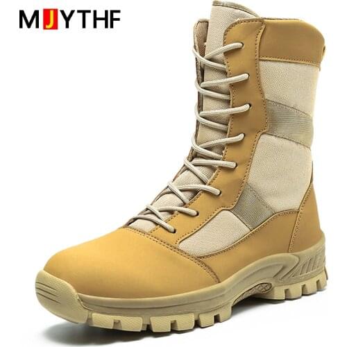 Military Special Forces Combat Boots Outdoor Desert Boots Men Hiking Boots Camouflage Army Boots Winter Shoes Тактическая Обувь