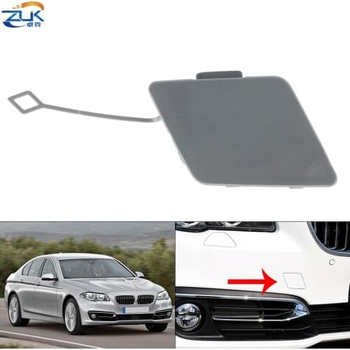 ZUK Front Bumper Towing Hook Cover Cap Housing Lid Case Unpainted Flap For BWM 520 525 528 530 535 F10 F11 F18 LCI 2014-2016