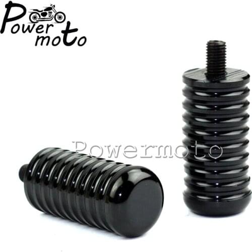 1 Pair Motorcycle Black Rough Craft Shifter Peg Cut Shift Gear Lever Shifter Peg For Harley Sportster 883 1200 883R 883L 48