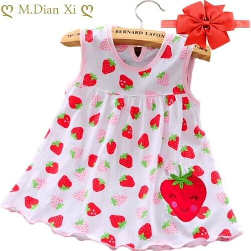 1PCS 2017 Baby girl Dress summer girls style infantile hot sale baby girl clothes Summer flower style dress Special Offer
