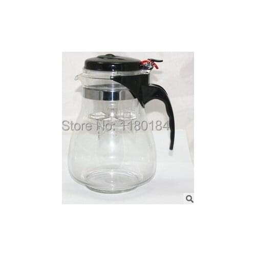 1PC large capacity 1800ml heat-resistant glass circular convenient office kungfu teapot,coffeepot,mug,cup,tea set OL 050