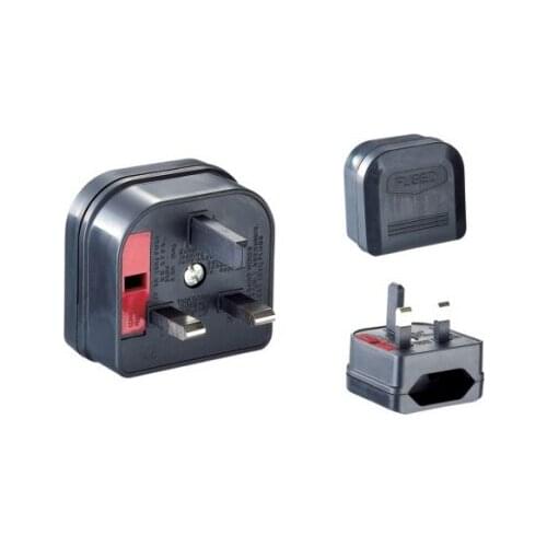 1 PC European Euro EU 2 Pin to UK 3Pin Power Socket Travel Plug Adapter Converter New