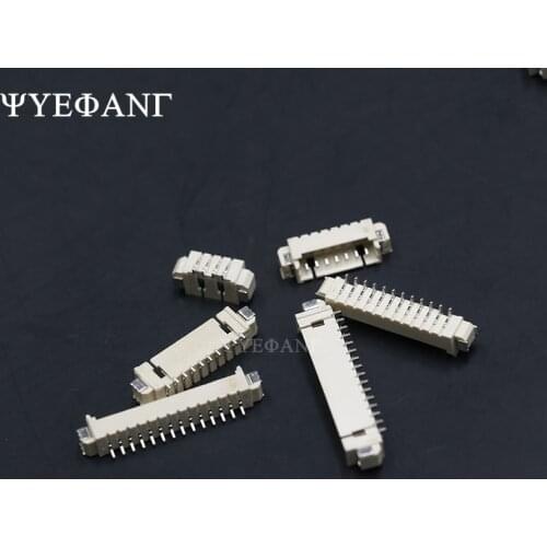 10PCS 1.25mm Connector SMD Horizontal Pin Male JST Socket 2/3/4/5/6/7/8/9/10P 1.25-AWB