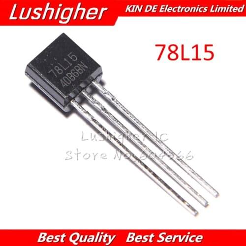 100PCS 78L15 TO92 7815 Positive-Voltage Regulators New Original