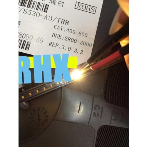 3000piece/lot 100%NEW FOR LED SMD 0603 warm white bead light tube