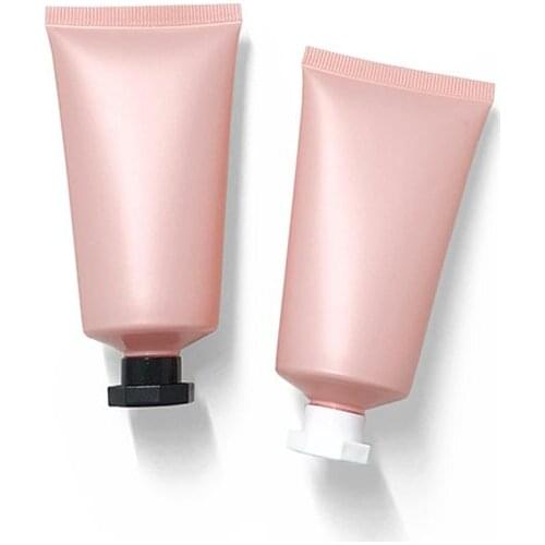 50ml Pink Soft Tubes Refillable Squeeze Bottle Cosmetic Matte Lotion Storage Hose Empty Travel Packaging Containers 50pcs/lot