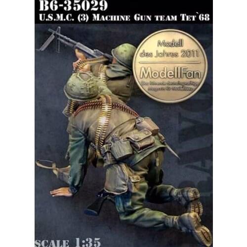 American resin soldiers two American soldiers in the Vietnam War 1:35