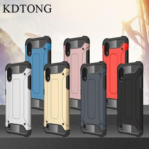 Phone Case sFor Samsung Galaxy A01 Etui Military Hybrid Protection Soft Silicone + Hard PC Cover For Galaxy A01 Coque Funda Capa