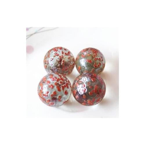 Home decoration /crafts Sesame 25mm marbles nostalgic, sesame Bozi checkers fishbowl decoration flowerpot colored glass ball