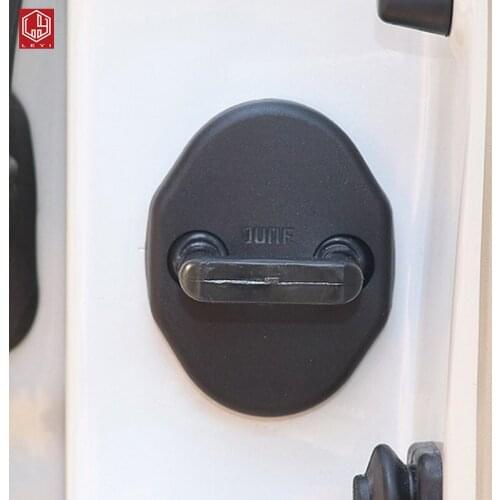 For Mitsubishi Pajero V97V93V73 Car Door Lock Buckle Protective Cover Cap Limiter ABS Car Accessories Interior