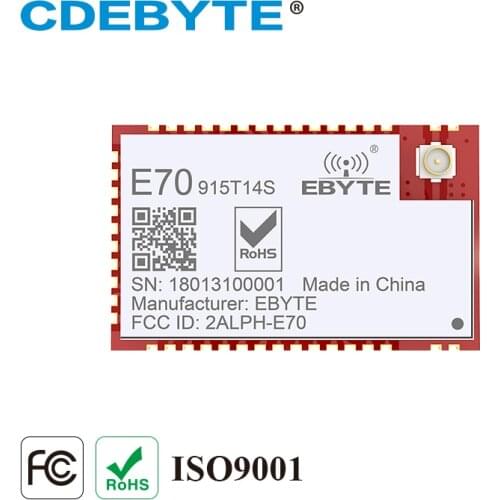 Ebyte E70-915T14S CC1310 915MHz UART IO RF Module Modbus RSSI 128KB Flash 20KB RAM IPEX Stamp Hole IoT Transmitter Receiver