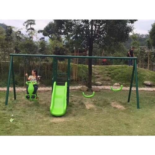 Outdoor baby swing chair playground childrens plastic slide garden toys seat kids monkey bars set children child swing nest Q89