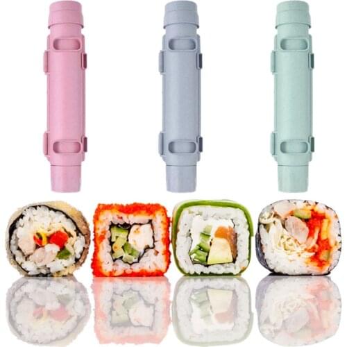 Kitchen Gadgets Sushi Maker Vegetable Meat Rolling Tool Roller Rice Mold Bazooka Sushi Making Machine Kitchen Supplies