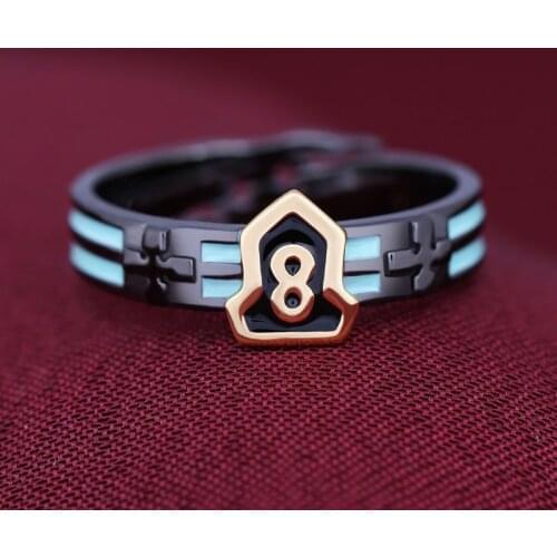 Fashion Anime Enn Enn No Shouboutai Fire Force Shinra Kusakabe Ring 925 Sterling Silver Finger Ring Cosplay Adjustable Jewelry