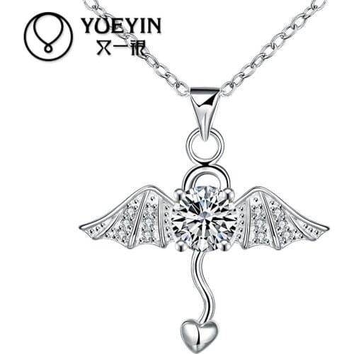 N072 2016 Newest necklaces pendants personality geometry design silver plated bling necklace women jewelry