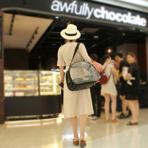 Small Pet Sided Carrier for Dogs Cats Travel Bag Folding Carrier Cage Collapsible Crate Tote Handbag Potable Tools