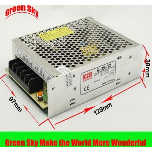 New Arrival High Quality Voltage Transformer LED Display 35W 12VDC Output led power supply 3a