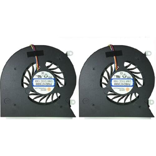 New oOriginal Laptop CPU Cooling CPU GPU Fan For MSI GT62VR 6RD GT62VR 6RE GT62VR 7RE Dominator Pro 16L1 16L2 4-Pins