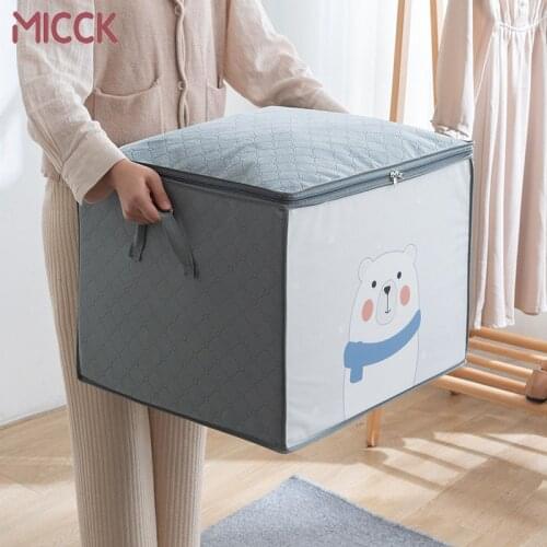 MICCK Foldable Storage Bag Household Blanket Quilt Luggage Moving Finishing Dustproof Moisture-Proof Bag Storage Accessories