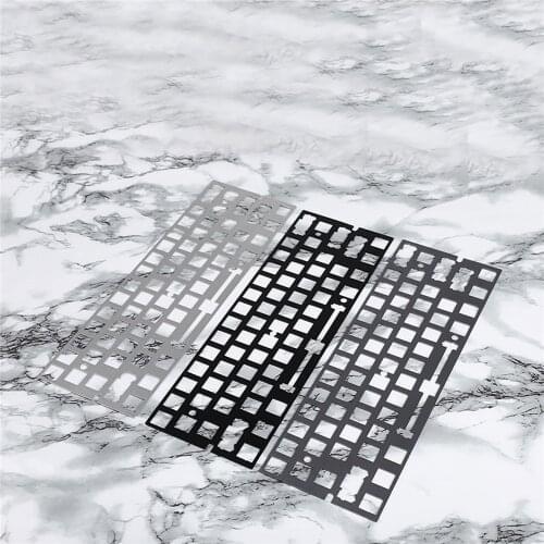 Keyboard Positioning Plate Board CNC Aluminum Alloy Brass for GH60 GK61 Mechanical Keyboard Accessories