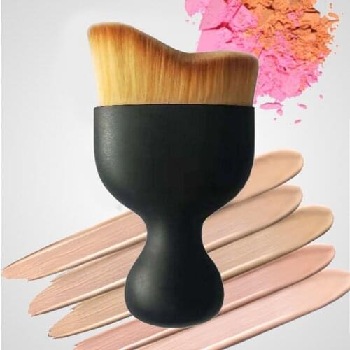 Professional Beauty Portable Makeup Cosmetic Brush Face Powder Foundation Use Makeup Brushes Soft Synthetic Hair maquiagem