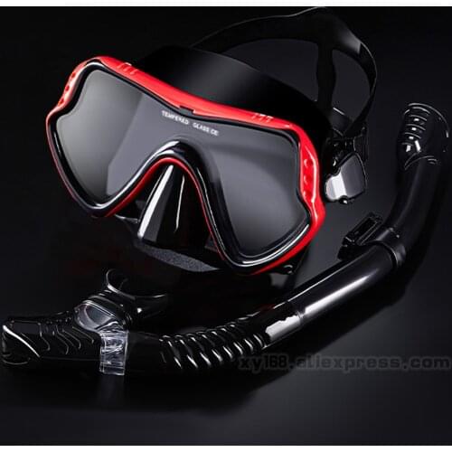 Scuba Diving Masks Professional Snorkeling Set Adult Silicone Skirt Anti-Fog Goggles Glasses Swimming Fishing Pool Equipment