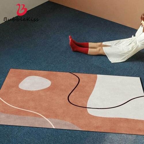 Bubble Kiss Morandi Style Abstract Art Carpets for Living Room Home Bedroom Decor Non-slip Area Rugs Soft Childrens Room Mat