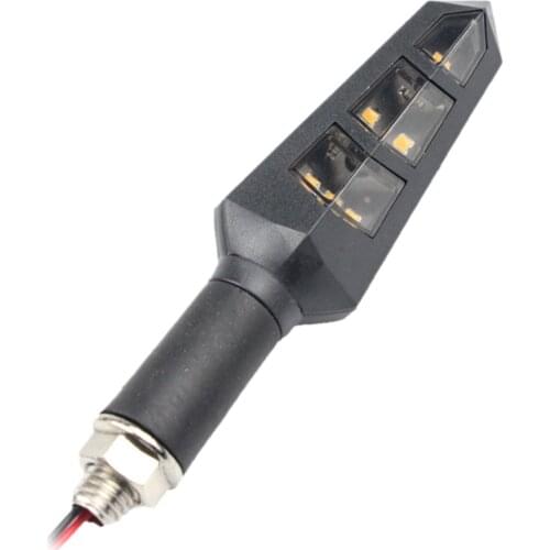 SMotorcycle Turn Signal Indicators 6 LED Turn Signal Light Blinker Light Turn Signal Indicator Lamp Long Life Span