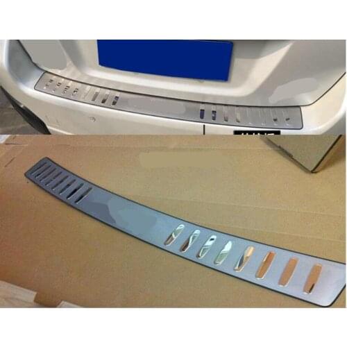 For Subaru XV 2008-2017 Stainless Steel Rear Bumper Protector Sill Trunk Rear guard plate Cover Trim car styling accessories