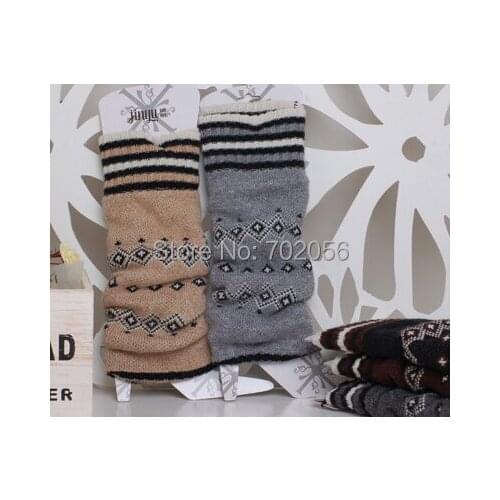 Womens diamond Leg Warmers Ballet Dance Warm up Gaiters Boot Cuffs Boot Covers #3648