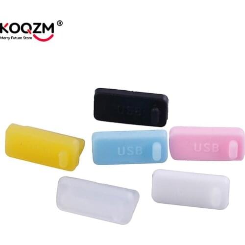 10pcs/pack Silicone Anti Dust Plug Stopper Universal Dustproof USB Port RJ45 Interface Cover For Laptop PC