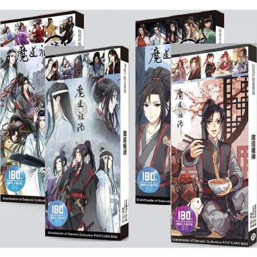 180 Pcs/Set Anime Mo Dao Zu Shi Postcard/Greeting Card/Message Card/Christmas and New Year gifts