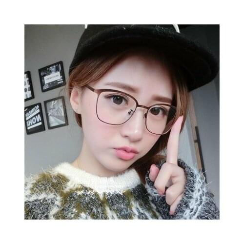 2018 Cheap brand design boy gril Fashion Optical Glasses Eyeglass Frame Men Women Vintage Spectacles Clear lens Metal Eyeglasses