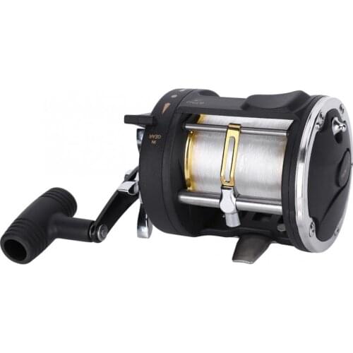 3.8:1 Trolling Reel Fishing Wheel with Line Counter Aluminum Alloy Fishing Trolling Reel Left Right Handed Reel Fishing Tackle