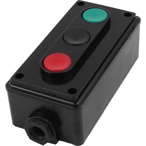 AC220V / 380V 5A Push Button Switch, On / Off Switch For Machine Control