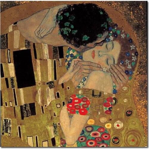 Full square drill 5d diy diamond painting Gustav Klimt Kiss Portrait Diamond Embroidery sale,3d cros-stitch,wall art, Z915
