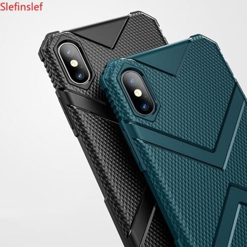 Military Armor Shockproof Case For iPhone 12 mini 11 Pro MAX 7 8 Plus X XR XS XS Max Ultra-Thin Silicone Full Protective Case