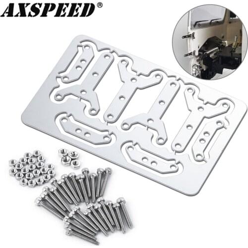 AXSPEED Side Door Hinge RC Car Trailer Cargo Box Hinge for 1/14 Tamiya RC Truck Tipper Upgrade Accessories DIY Parts