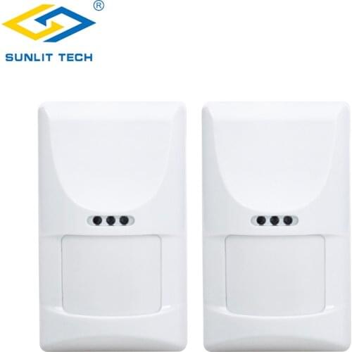 2pcs Wireless PIR Motion Detector WIP-450 Infrared Sensor 433MHz Pet Immune for Home Burglar Anti-thief Alarm System