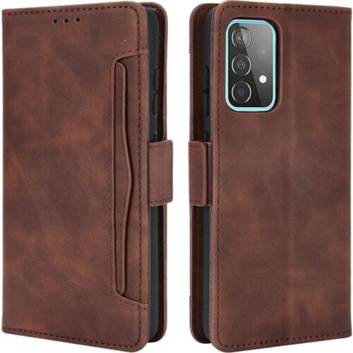 Leather Card Slot Removable for Samsung A52 5G 2021 Flip Case A 52 SM-A526 A525 4G Protect Coque for Samsung Galaxy A52 Cover