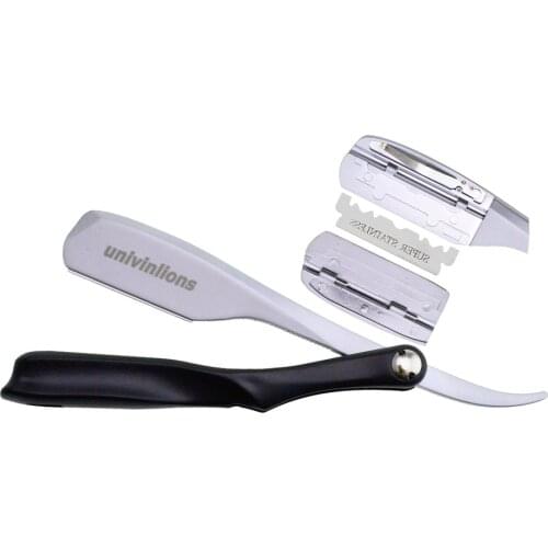 Dural Edge Razors 74 Blades Spring Mechanism Hair Removal Foldable Shaving Salon Shavette Knife Beard Face Underarm Body Eyebrow