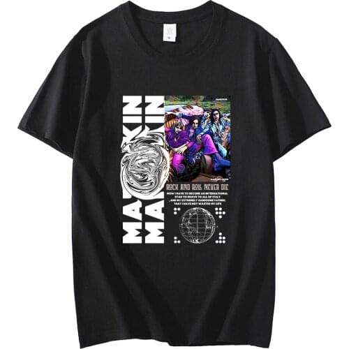 Maneskin T Shirt 2021 New Fashion Mens Casual Kawaii Black Cotton T-Shirts Male Harajuku Daily Tops Tees Shirts Vintage Tshirt