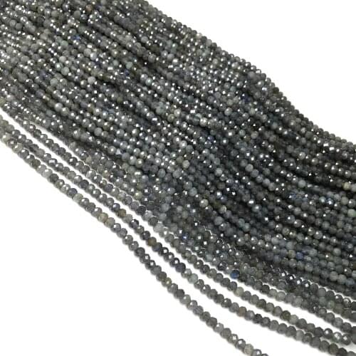 Exquisite Flash Labradorites Beads Round Shape Natural Stone Loose Beads for Making DIY Jewelry Necklace Bracelet Accessories