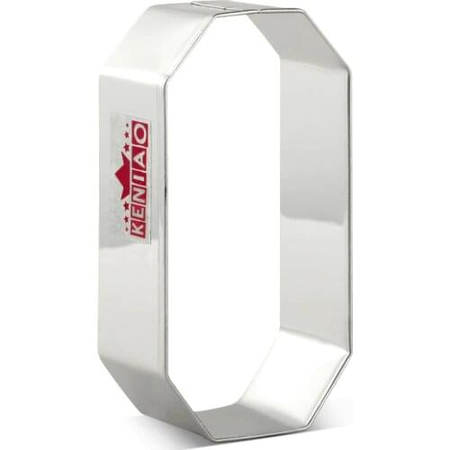 KENIAO 0 Cookie Cutter For Kids Number Zero Biscuit -4.5 x 8.6 cm- Fondant / Pastry / Bread / Sandwich Cutter - Stainless Steel