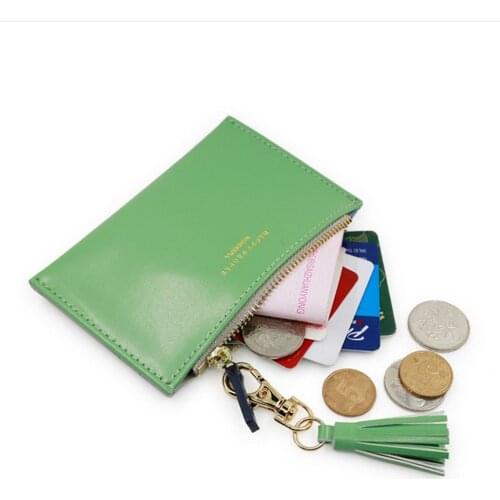 Tassel Coin purse card Holder money bag women fashion wallet female European and American candy-colored purses in the pocket #10