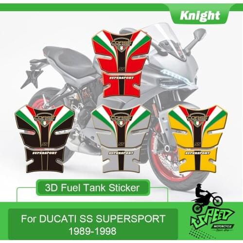 Motorcycle 3D anti-slip anti-scratch fuel tank cover pad protection pad sticker Ducati SS Supersport 1989-1998 sticker decal