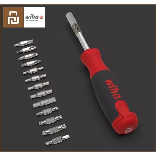 Youpin Wiha 26in1 Screwdriver Kit Elevating Cartridge Precision High Grade Chrome Vanadium Steel Magnetic Screw Driver Hand Tool
