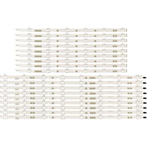 New Original 18 PCS LED strip for Samsung UE55JU6800 UE55JU6800K V5DR_550SCA_R0 V5DR_550SCB_R0 BN96-38482A BN96-38481A